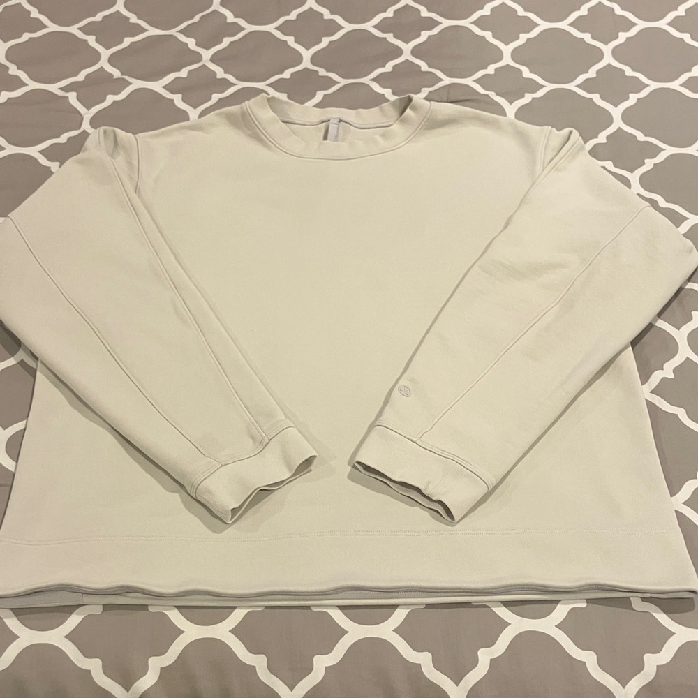 lululemon athletica Cream Sweatshirt